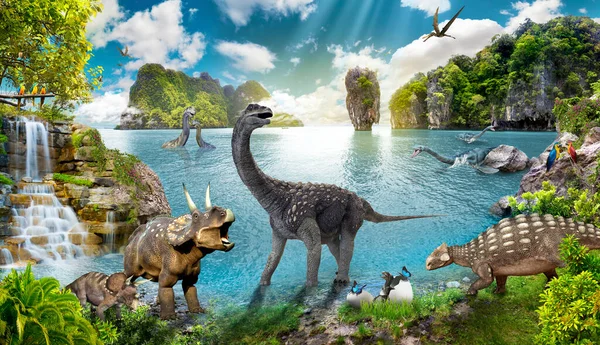 Vahşi hayvanların dinozoru.