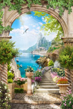 Denizden deniz manzarası