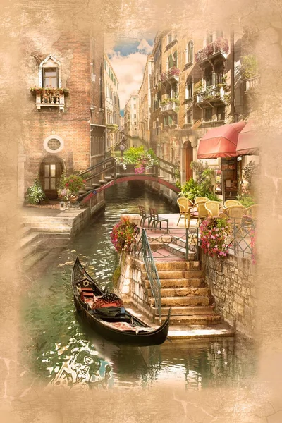 Stadtkanal Grande Venice — Stockfoto