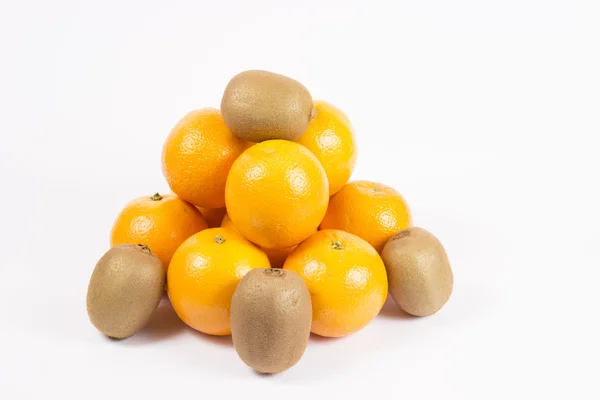 Naranjas y kiwis — Foto de Stock