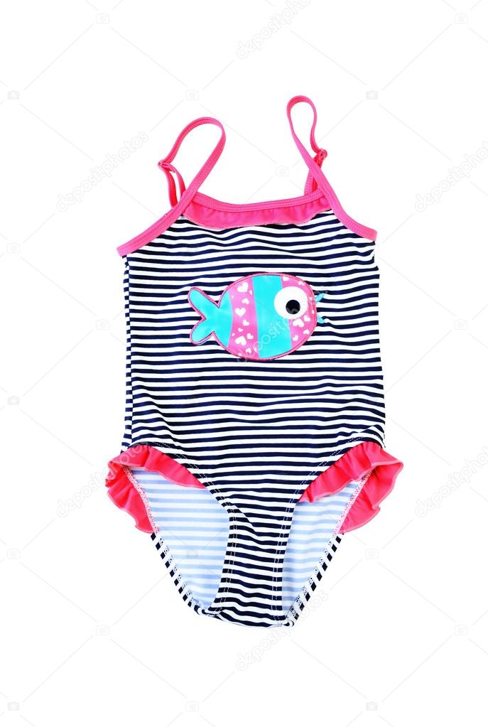 white swimsuit kids