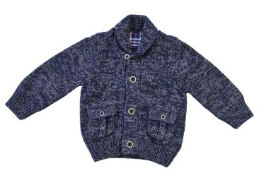 Beyaz izole çocuk Hırkası 