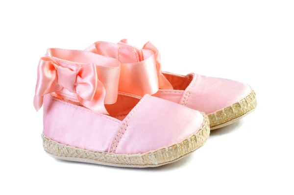 Balerina różowa buta — Zdjęcie stockowe
