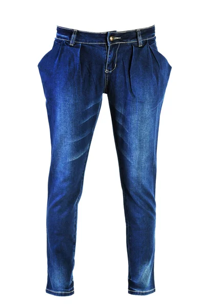 Jeans azuis femininos — Fotografia de Stock