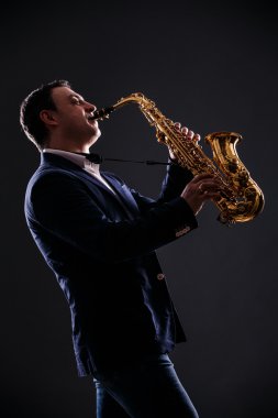 müzisyen caz saksafon çalış.