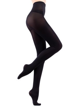 siyah külotlu kız. izole.