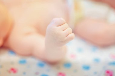 Bebeklerin elinin yakın çekimi