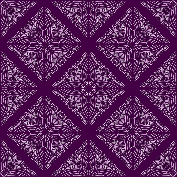 Geometrik vektör seamless modeli. Mandala oryantal arka plan. Vektör çizim.
