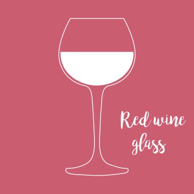 kırmızı şarap kadehi