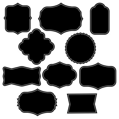 retro çerçeve kümesi