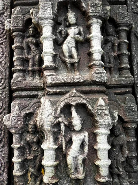 Bel Intérieur Temple Bamuni Colline Tezpur Inde Temples Vintage Pierre — Photo