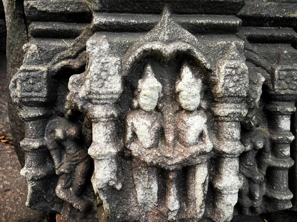 Belo Interior Templo Bamuni Colina Tezpur Índia Templos Vintage Pedra — Fotografia de Stock