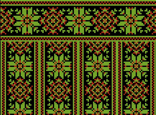 Tribal Pattern Assamese Pattern Northeast India Which Used Textile Design — 스톡 벡터