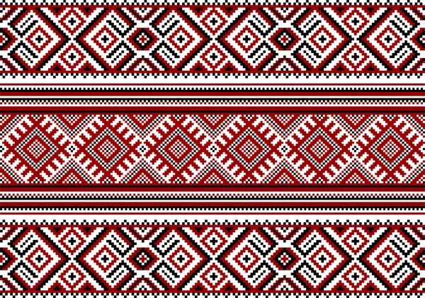 アッサム ガモサやムーガ シルクなどの伝統的なドレスのテキスタイルデザインに使用されるインド北東部の部族模様 アッサム柄 ウクライナ模様やロシア模様に似たもの — ストックベクタ