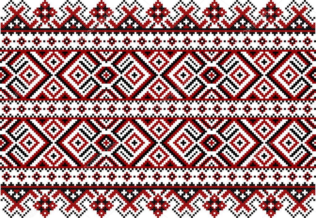 tribal pattern ( assamese pattern ) of northeast india which is used for textile design in assam gamosa , muga silk or other treditional dress.similar to ukrainian pattern or russian pattern.