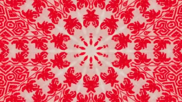 Tribal Pattern Ukrainian Pattern Cloth Design Waving Geometric Seamless Loop — 비디오