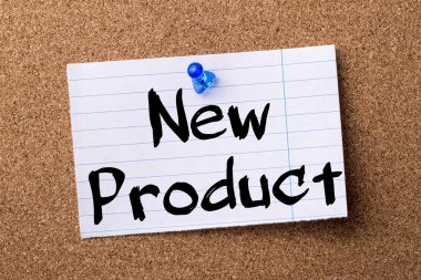 Yeni ürün - kalçası not kağıdı bulletin board tutturulmuş.