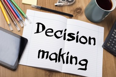 Karar verme - Not Defteri ile metin