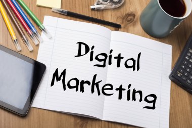 Dijital Pazarlama - Not Defteri ile metin