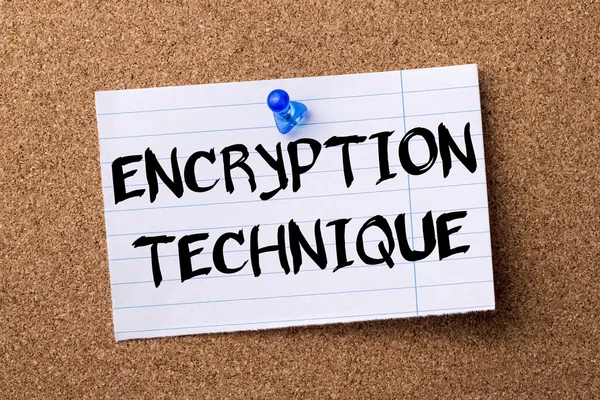 Şifreleme tekniği - kalçası not kağıdı Bülteni domuz üzerinde sabitlenmiş.