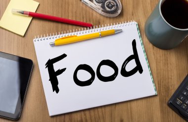 Gıda - Not Defteri ile metin