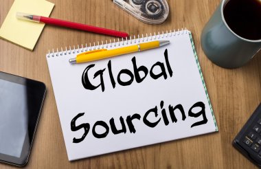Global Sourcing - Not defteriyle metin