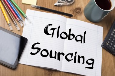Global Sourcing - Not defteriyle metin