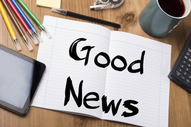 İyi haber - Not Defteri ile metin