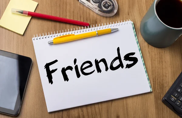 Friends - Note Pad With Text — Stock Photo, Image