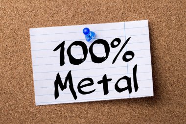 % 100 metal - kalçası Not kağıt tutturulmuş bulletin board