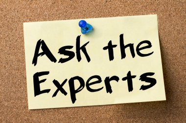 Uzmanlara Sorun - yapışkanlı etiket bulletin board tutturulmuş