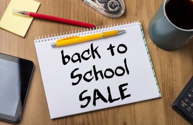 geri okul dergisi için - Not Defteri ile metin