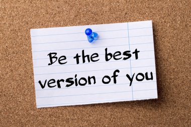 -En iyi sürümü olması kalçası not kağıdı bulleti üzerinde sabitlenmiş