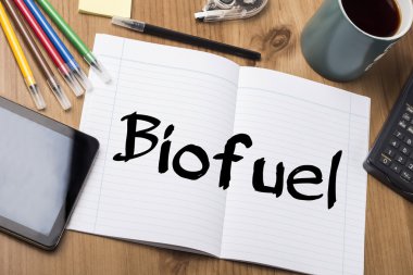 Biyoyakıt - Not Defteri ile metin