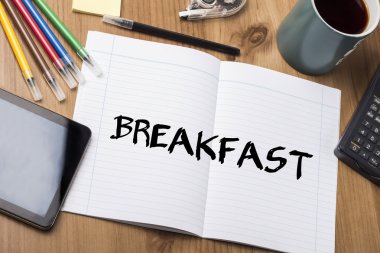 Kahvaltı - Not Defteri ile metin
