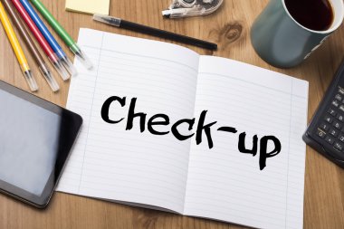 Check-up - Not Defteri ile metin