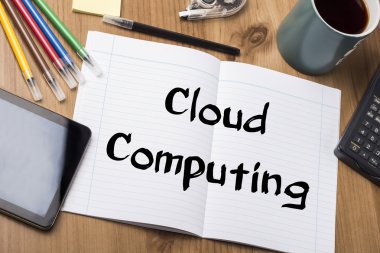 Cloud Computing - metin ile Pad Not