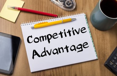 Rekabet avantajı - Not Defteri ile metin