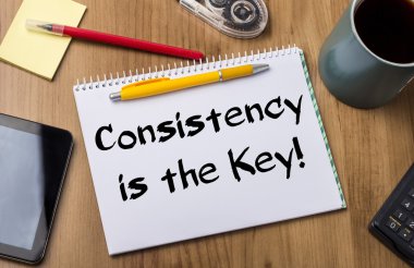 Tutarlılık anahtarıdır! -Not Defteri ile metin