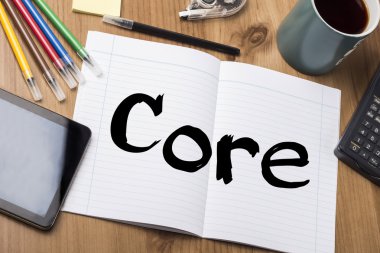 Çekirdek - Not Defteri ile metin