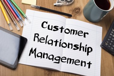 Müşteri ilişkileri yönetimi - Not Defteri ile metin