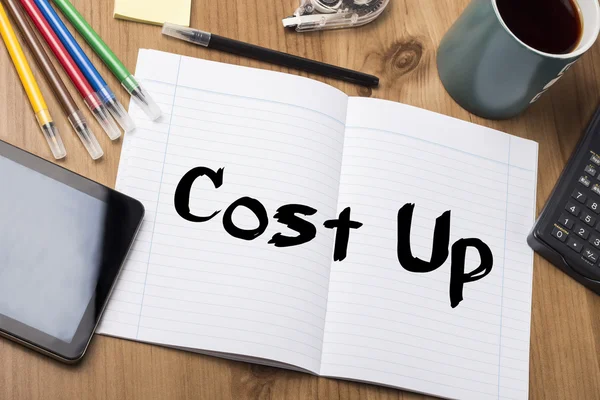 Cost Up - Note Pad With Text