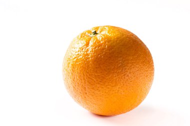 Beyaz arkaplanda turuncu izole edilmiş