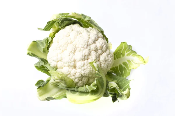 Cauliflower isolated on white background — Stock Photo, Image