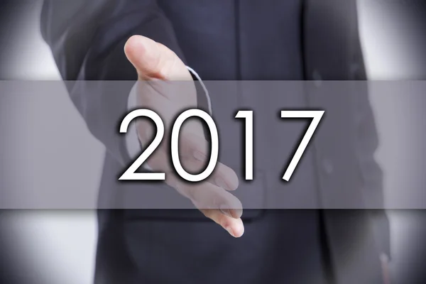 2017 - business concept met tekst — Stockfoto