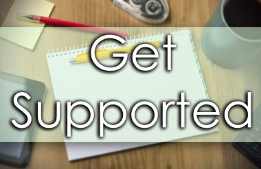 Get desteklenen - metin ile iş kavramı