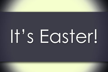 Bu Paskalya. -iş kavramı ile metin