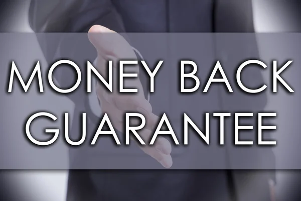 Geld-zurück-Garantie - Geschäftskonzept mit Text — Stockfoto