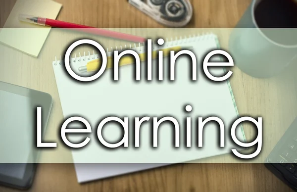 Online Learning -  business concept with text