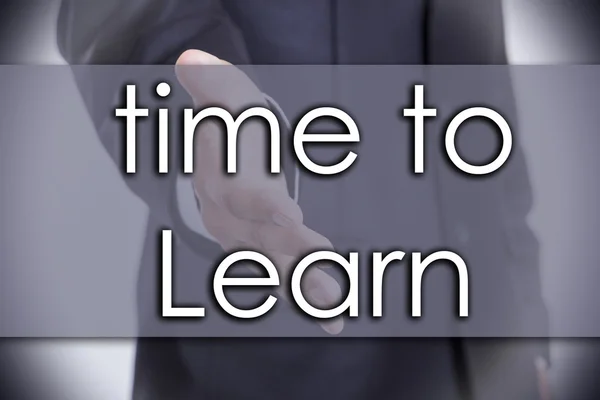 time to Learn - business concept with text